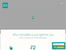 Tablet Screenshot of homeblis.com